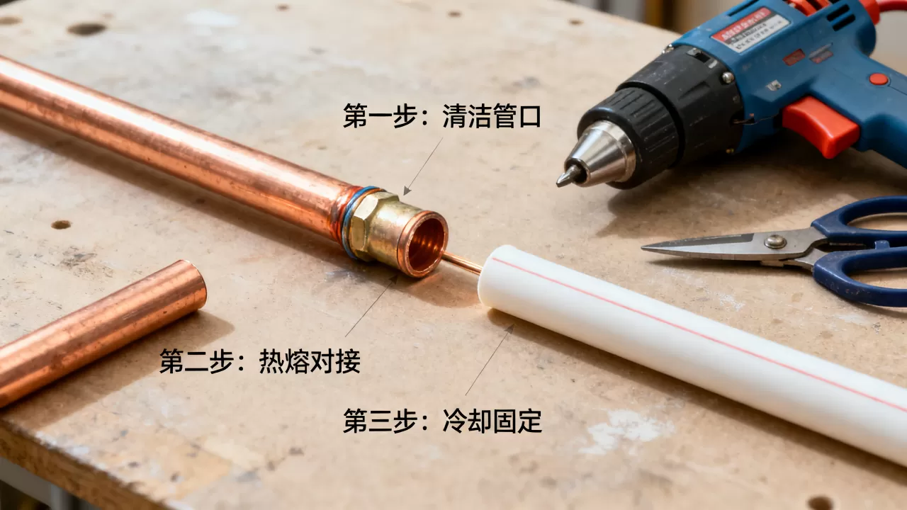 铜管和热熔ppr管怎么连接好友服务器失败 铜管和热熔ppr管怎么连接好友服务器失败