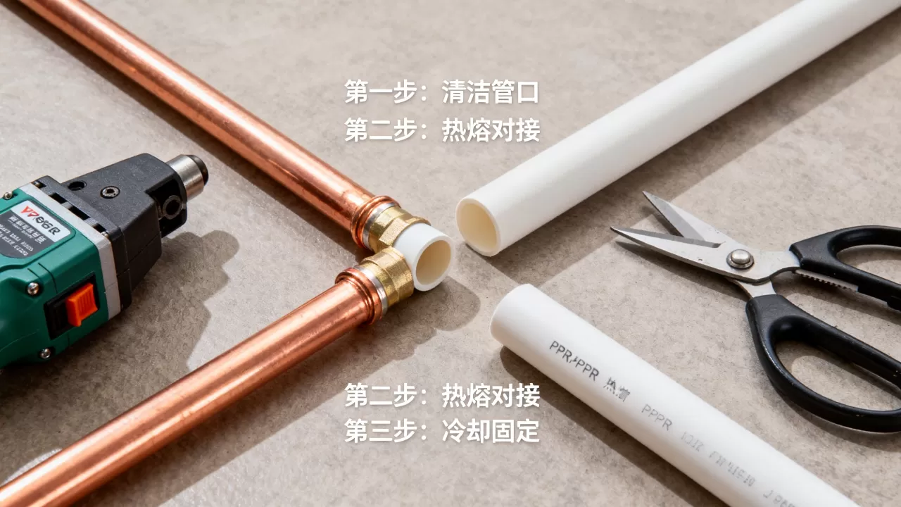 铜管和热熔ppr管怎么连接好友服务器失败 铜管和热熔ppr管怎么连接好友服务器失败