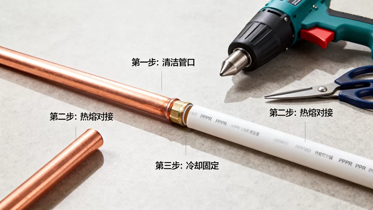 铜管和热熔ppr管怎么连接好友服务器失败 铜管和热熔ppr管怎么连接好友服务器失败