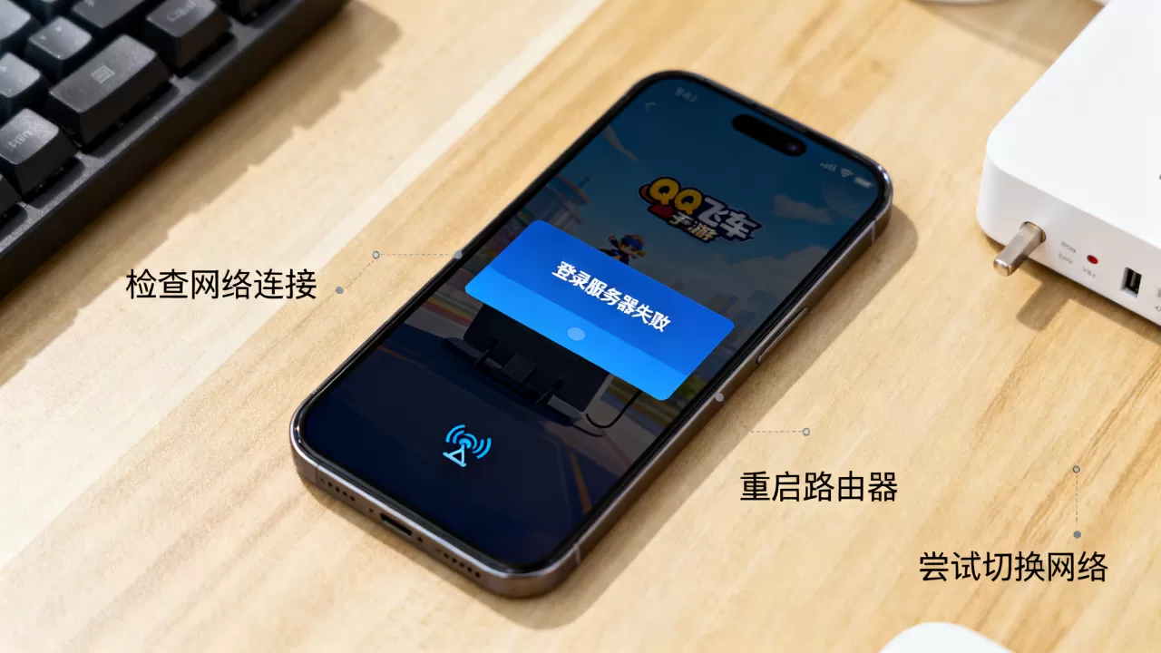 为什么qq飞车手游登录游戏服务器失败,怎么解决 为什么qq飞车手游登录游戏服务器失败,怎么解决