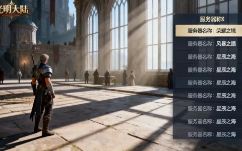 光明大陆有哪些服务器？,哪个服务器比较火爆？