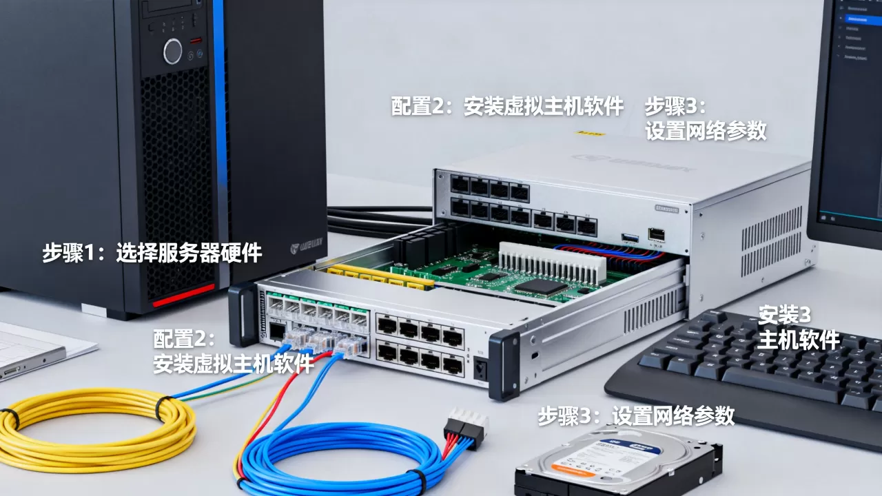 服务器怎么搭建虚拟主机,需要哪些配置和步骤? 服务器怎么搭建虚拟主机,需要哪些配置和步骤?
