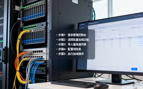 FTP服务器如何批量重新加域，步骤是什么？