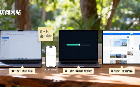 访问一个网站的过程是怎样的？，有哪些步骤？