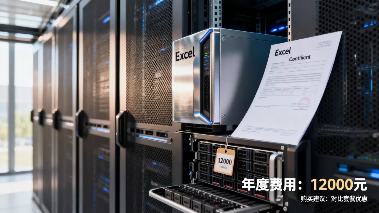 Excel服务器一年的费用是多少?,怎么买最划算? Excel服务器一年的费用是多少?,怎么买最划算?