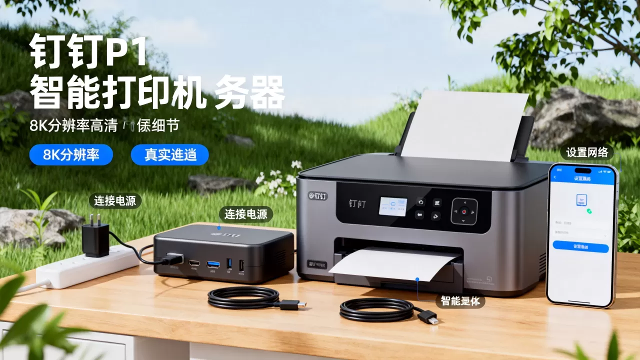 钉钉p1智能打印机服务器怎么用,怎么设置? 钉钉p1智能打印机服务器怎么用,怎么设置?