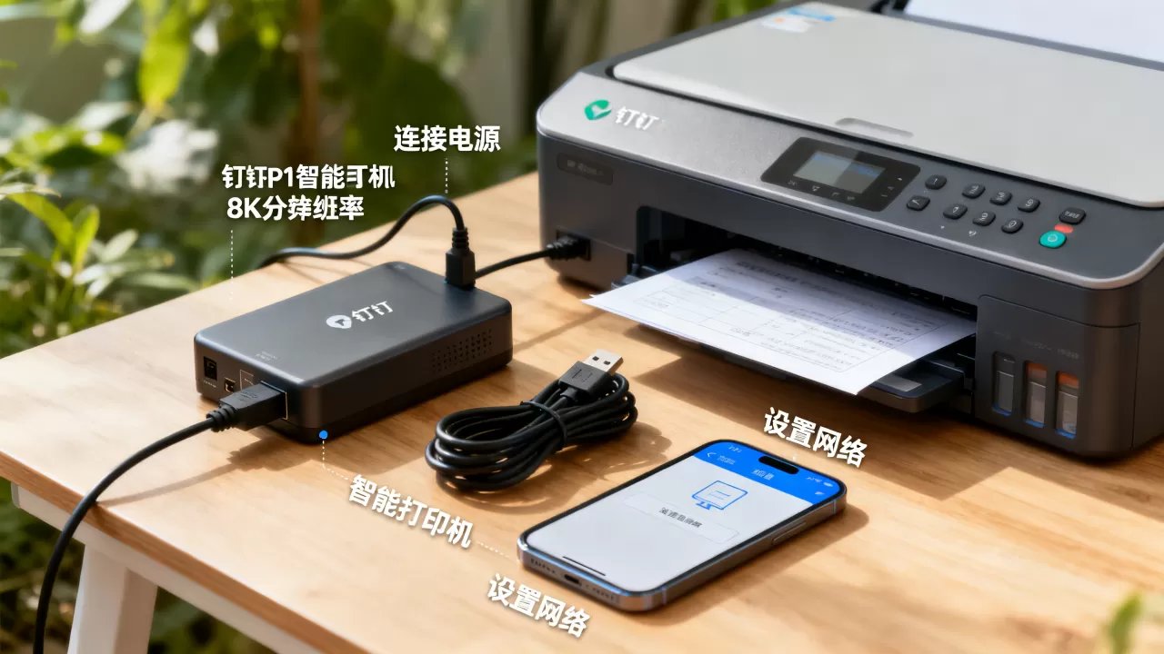 钉钉p1智能打印机服务器怎么用,怎么设置? 钉钉p1智能打印机服务器怎么用,怎么设置?