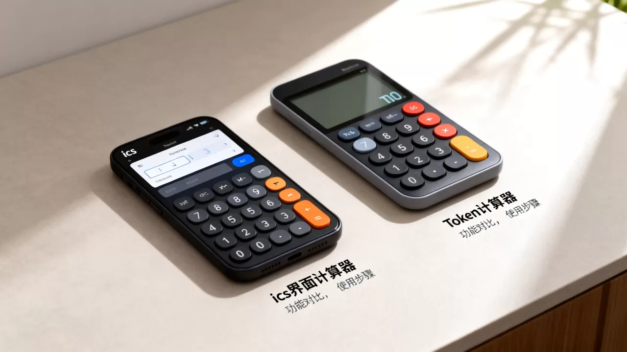ics界面计算器和Token计算器有什么区别?,怎么用 ics界面计算器和Token计算器有什么区别?,怎么用