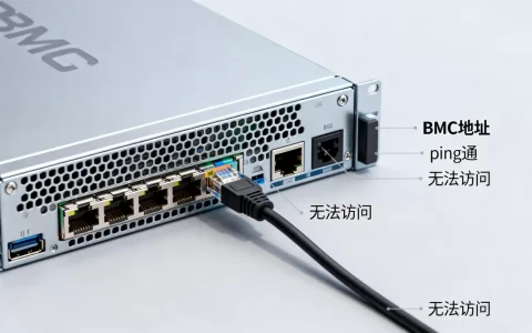 为什么服务器BMC地址能ping通无法访问，怎么解决