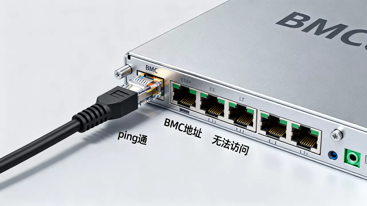 为什么服务器BMC地址能ping通无法访问,怎么解决 为什么服务器BMC地址能ping通无法访问,怎么解决