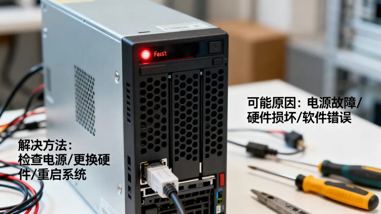 服务器fault指示灯亮起是什么原因,常见故障解决方法 服务器fault指示灯亮起是什么原因,常见故障解决方法