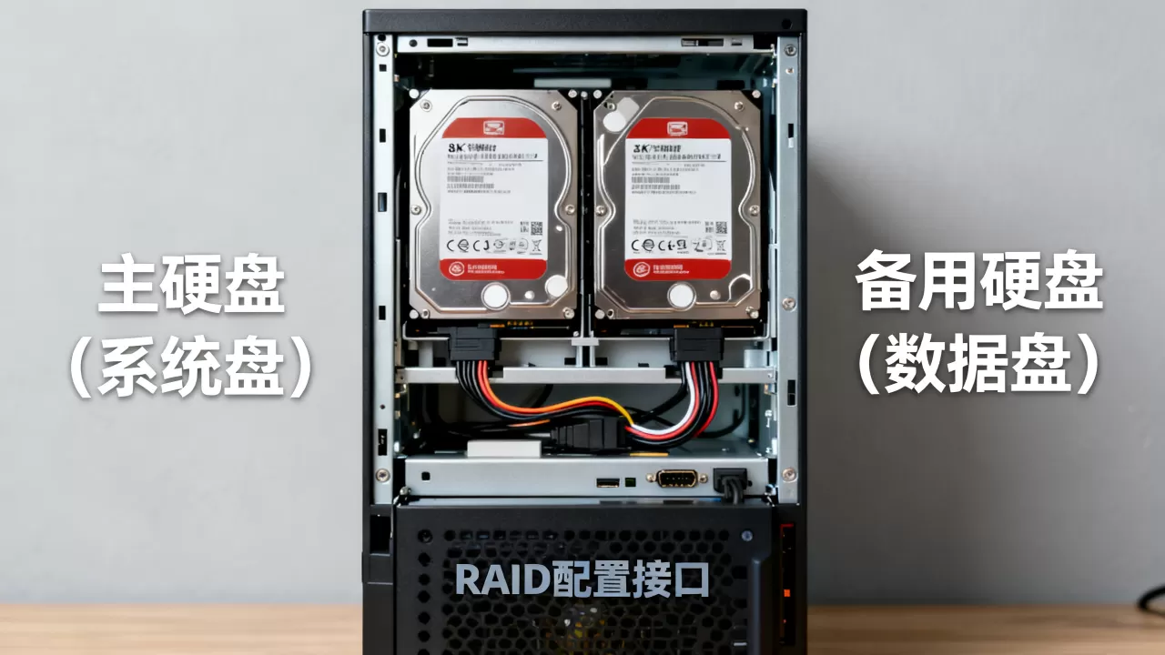 服务器主机为什么有两块硬盘,怎么配置? 服务器主机为什么有两块硬盘,怎么配置?