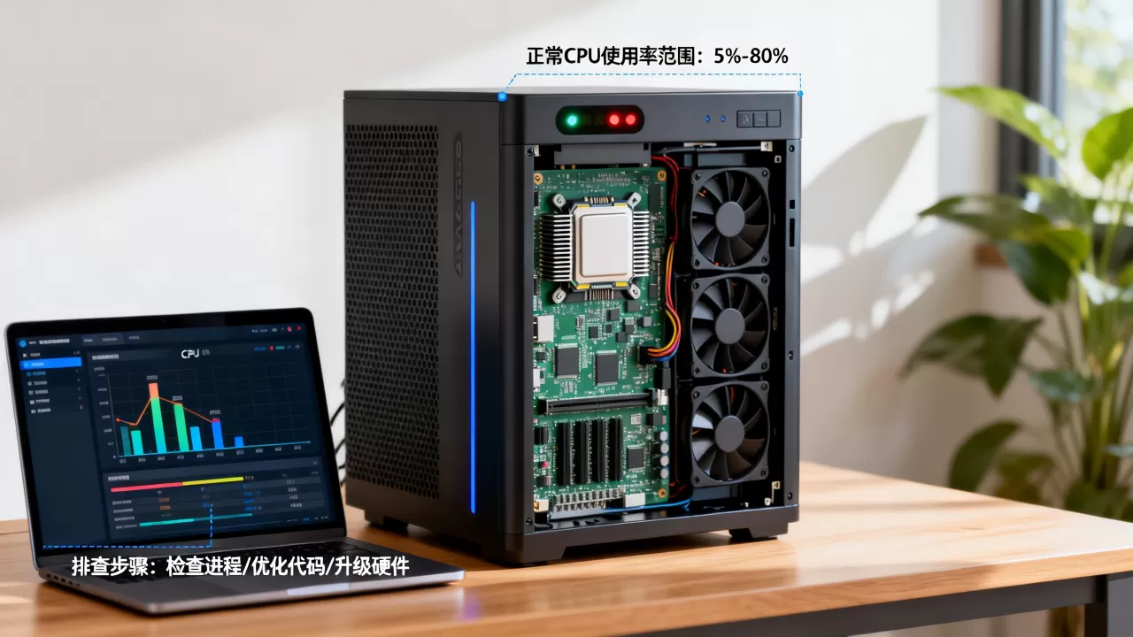 应用服务器CPU使用率多少正常,如何排查过高原因? 应用服务器CPU使用率多少正常,如何排查过高原因?