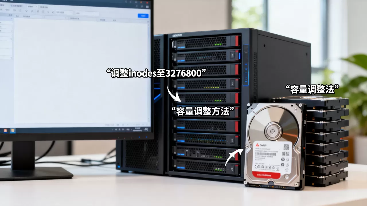 inodes调整3276800怎么做?,容量调整方法? inodes调整3276800怎么做?,容量调整方法?