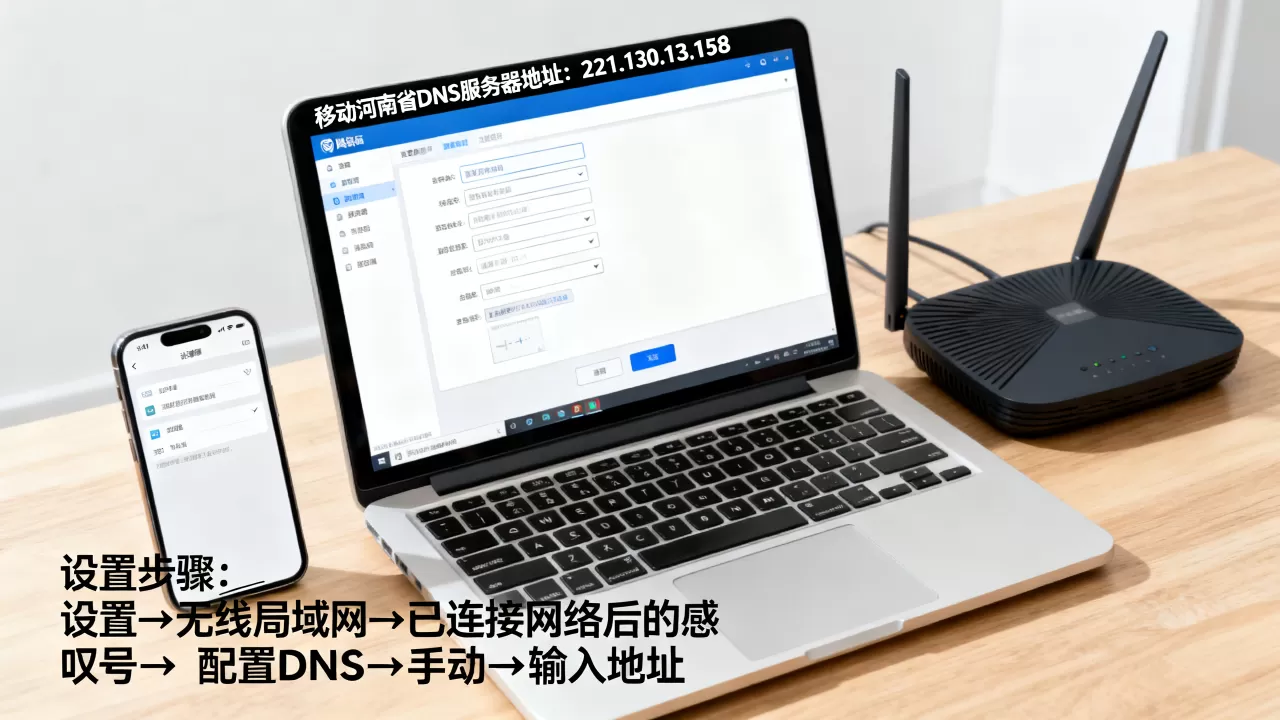 移动河南省的DNS服务器地址是多少,怎么设置 移动河南省的DNS服务器地址是多少,怎么设置