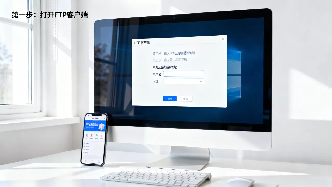 新手如何通过FTP登录华为云服务器?,操作步骤有哪些? 新手如何通过FTP登录华为云服务器?,操作步骤有哪些?