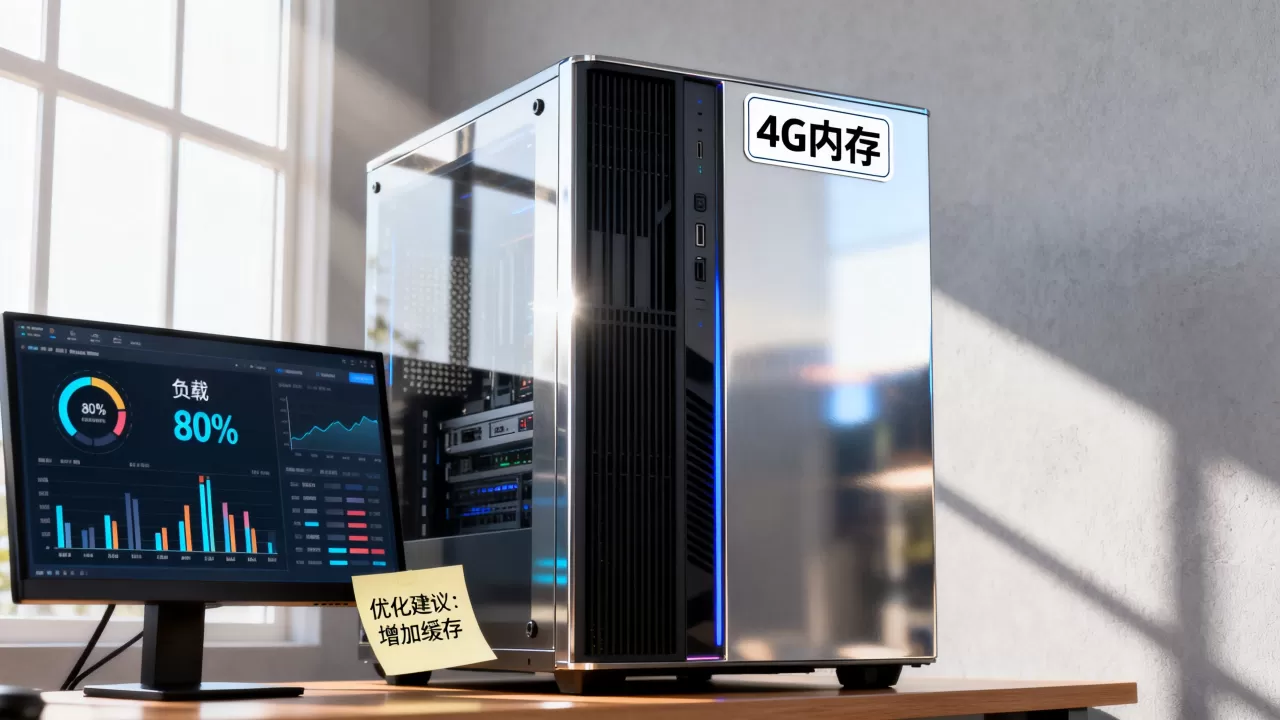 一台4G内存服务器负载多少会卡顿?,怎么优化? 一台4G内存服务器负载多少会卡顿?,怎么优化?