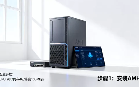 如何用AMH在服务器中搭建虚拟主机建站，需要什么配置？