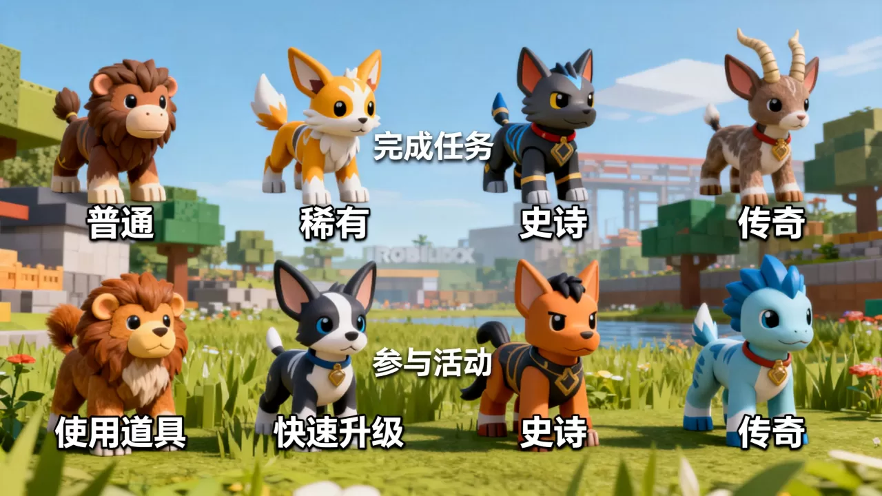Roblox宠物服务器宠物有哪些等级,怎么快速升级? Roblox宠物服务器宠物有哪些等级,怎么快速升级?