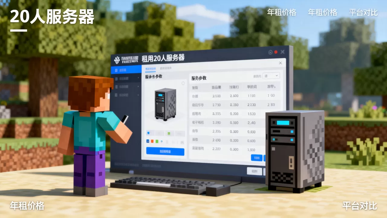 我的世界20人服务器租用一年多少钱?,哪个平台最便宜? 我的世界20人服务器租用一年多少钱?,哪个平台最便宜?