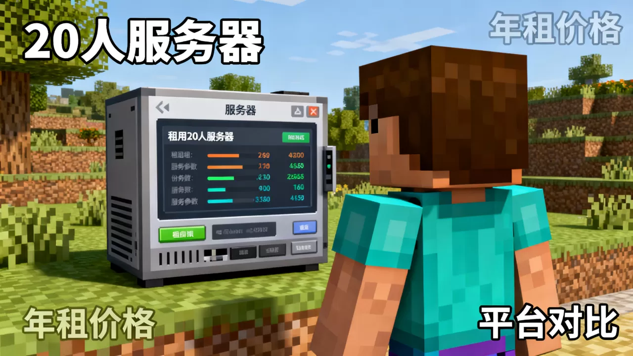 我的世界20人服务器租用一年多少钱?,哪个平台最便宜? 我的世界20人服务器租用一年多少钱?,哪个平台最便宜?