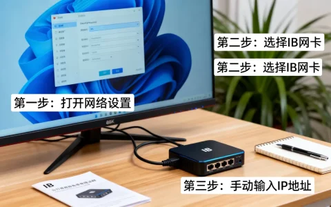如何给IB网卡手动配置IP地址？ib配置地址详细步骤有哪些？