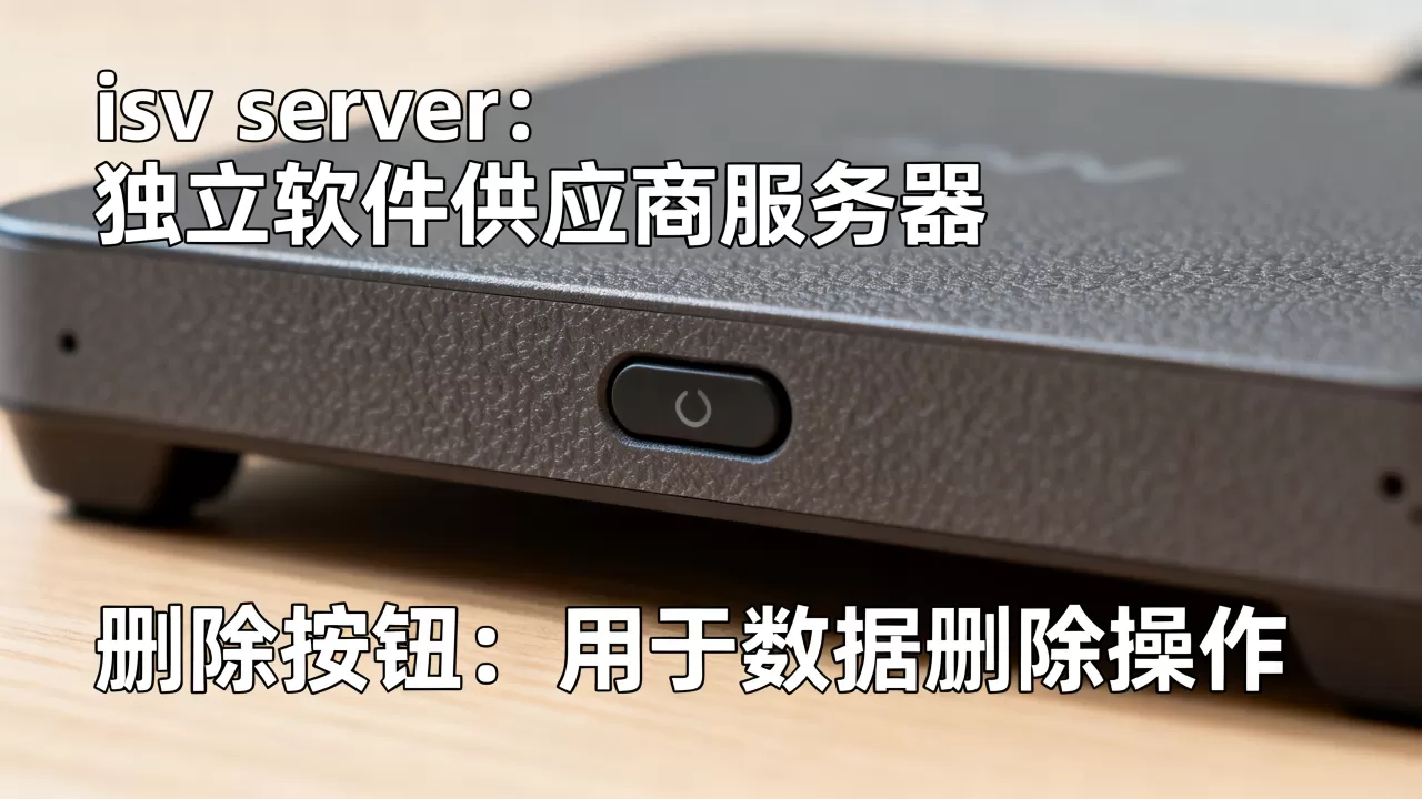 isv server和删除按钮是什么意思?,怎么删除? isv server和删除按钮是什么意思?,怎么删除?