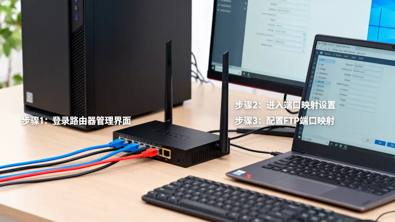 ftp跨路由器怎么访问服务器?,端口映射怎么设置 ftp跨路由器怎么访问服务器?,端口映射怎么设置