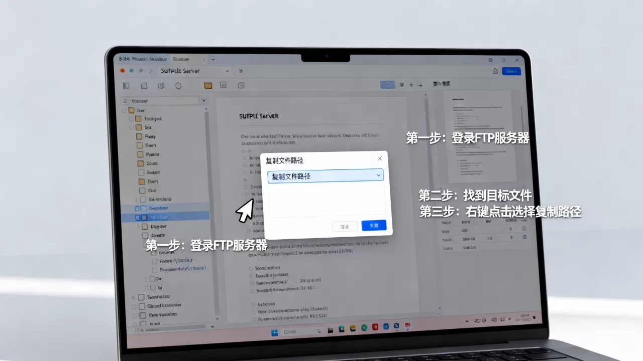 FTP服务器上怎么复制文件路径?,具体步骤有哪些? FTP服务器上怎么复制文件路径?,具体步骤有哪些?