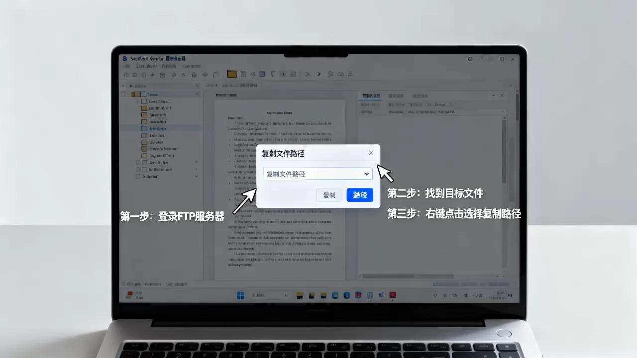 FTP服务器上怎么复制文件路径?,具体步骤有哪些? FTP服务器上怎么复制文件路径?,具体步骤有哪些?