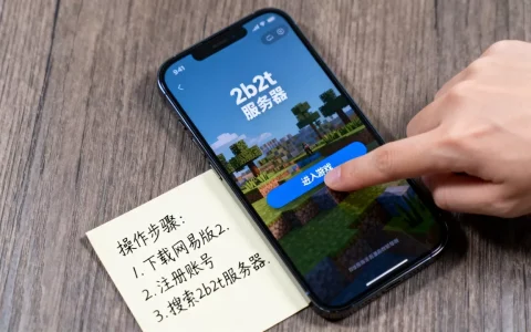 2b2t服务器手机网易版怎么进？，怎么玩