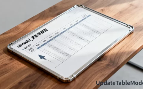 idmodel_更新表模型 – UpdateTableModel