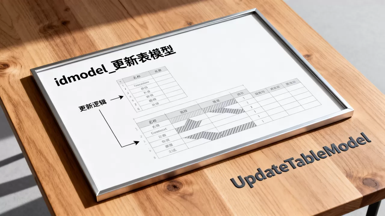 idmodel_更新表模型 - UpdateTableModel idmodel_更新表模型 - UpdateTableModel