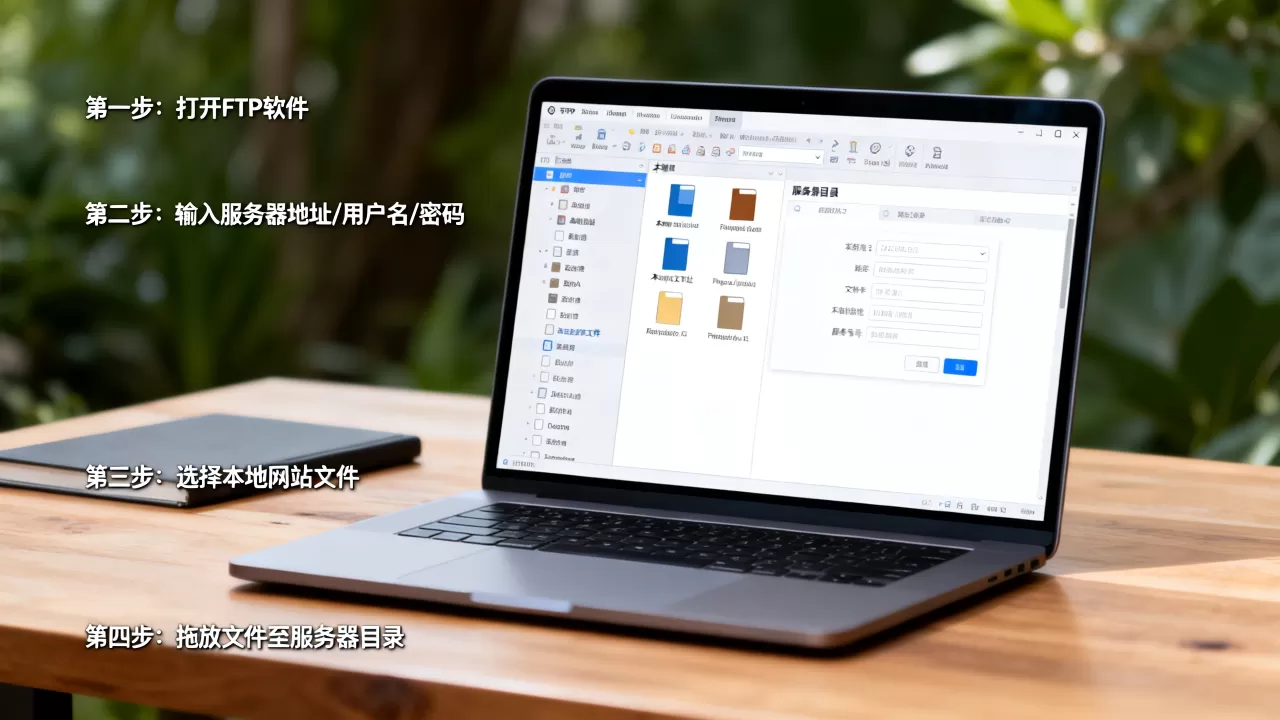 如何用FTP工具将网站上传到服务器?,有哪些步骤? 如何用FTP工具将网站上传到服务器?,有哪些步骤?