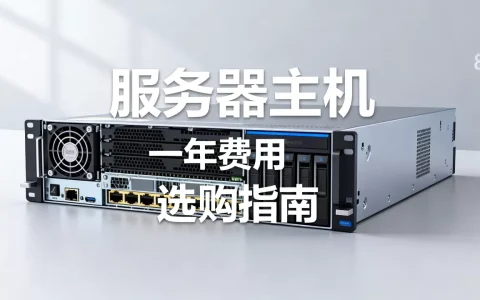 服务器一个主机一年多少钱，怎么选最划算？