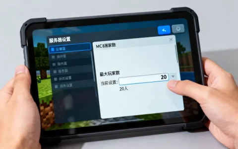 国际版MC怎么调服务器人数上限，怎么设置人数限制？