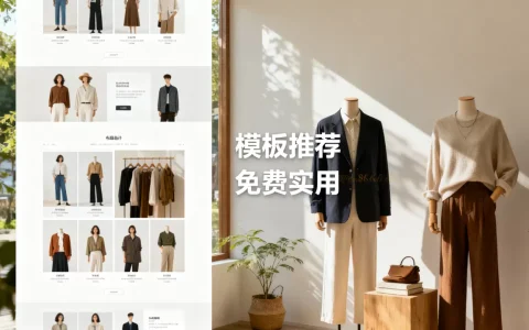 服装店网站模板如何选择最合适，哪个模板免费又实用？