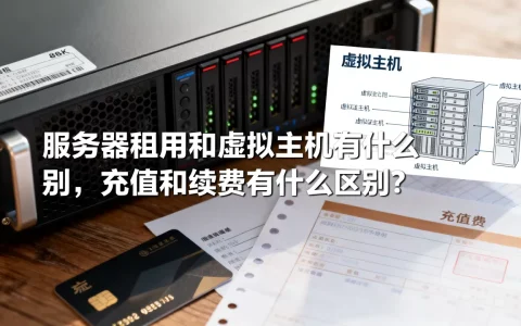 服务器租用和虚拟主机有什么区别，充值和续费有什么区别？