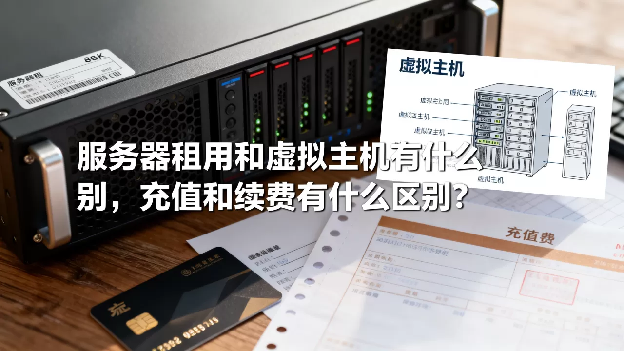 服务器租用和虚拟主机有什么区别,充值和续费有什么区别? 服务器租用和虚拟主机有什么区别,充值和续费有什么区别?