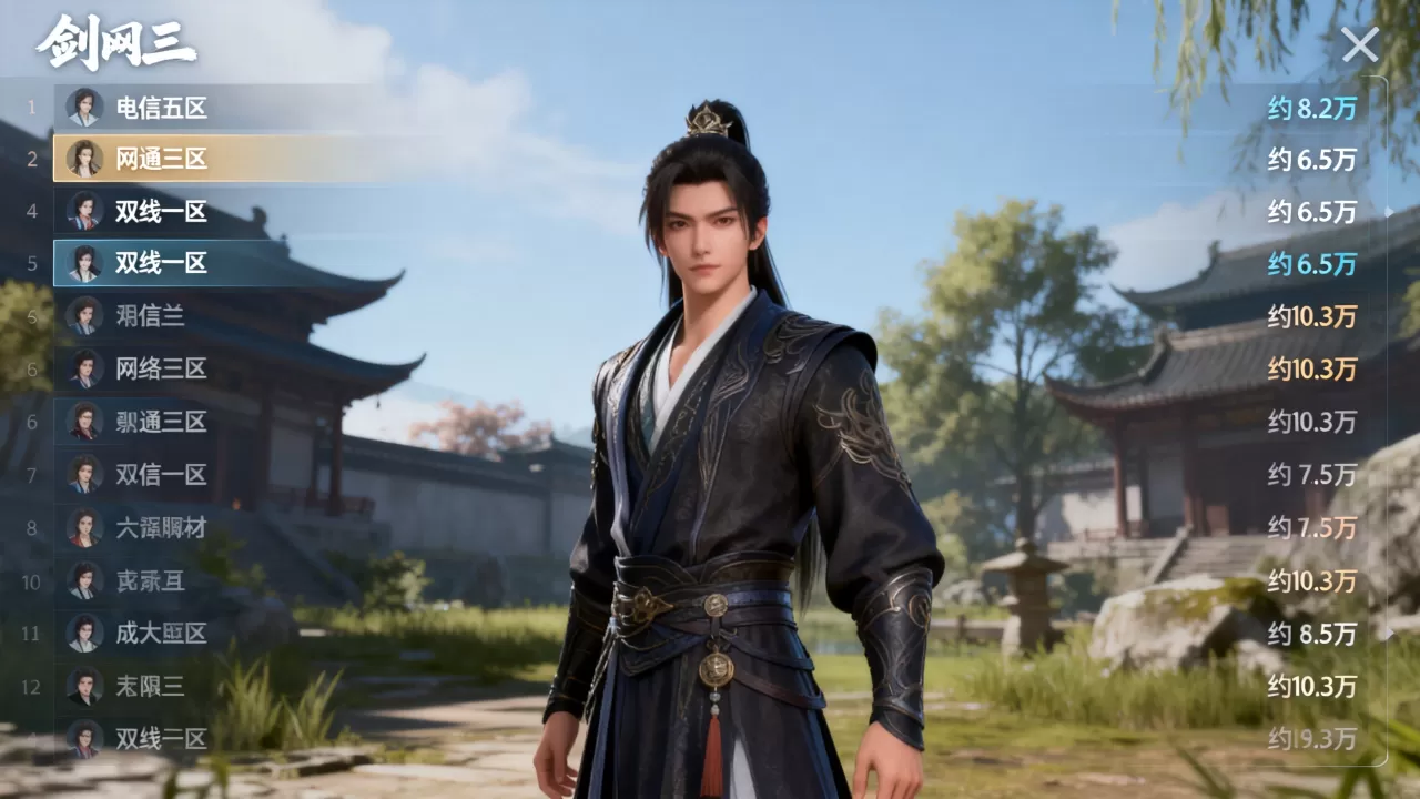 剑网三都有哪些服务器,哪个服务器人数最多? 剑网三都有哪些服务器,哪个服务器人数最多?
