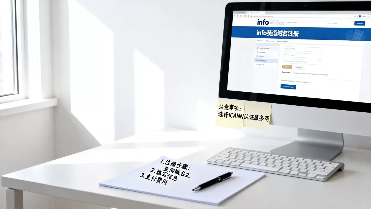 info英语域名注册如何操作,有什么注意事项? info英语域名注册如何操作,有什么注意事项?
