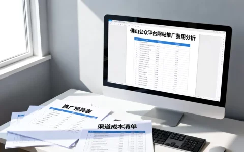 佛山公众平台网站推广要多少钱，大概费用是多少？