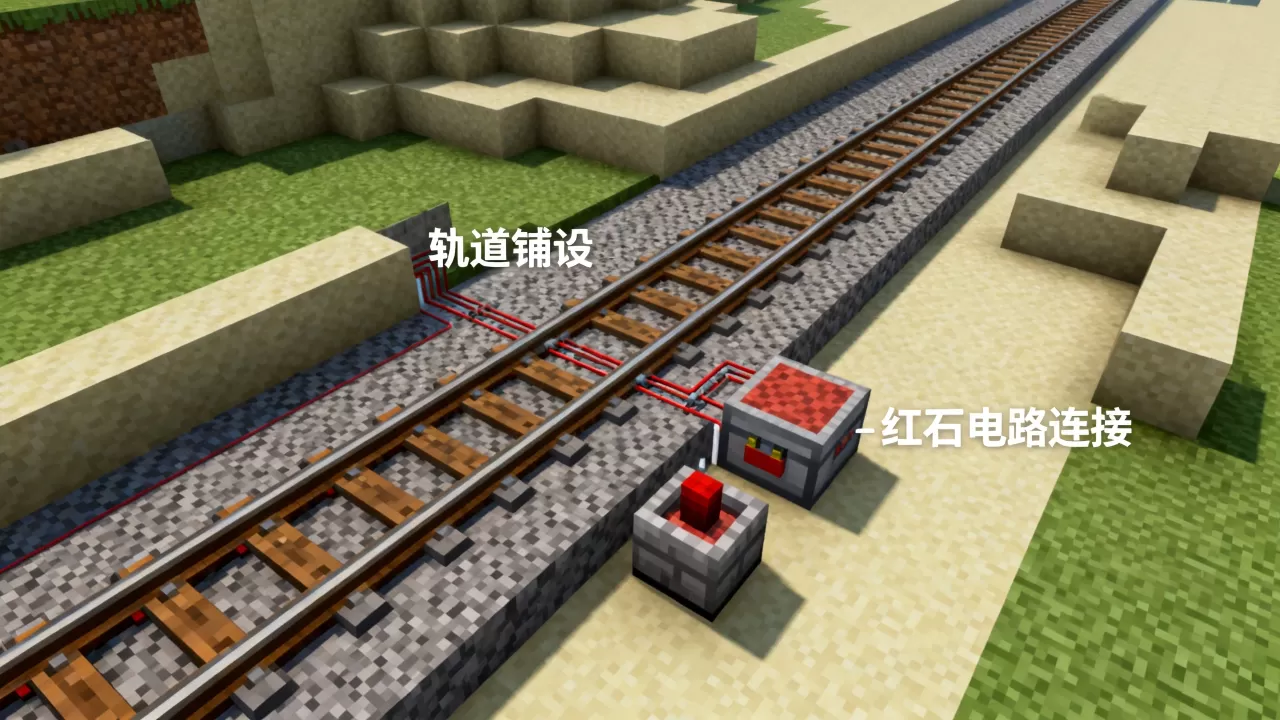 我的世界tis红石服务器高速铁路怎么建,有什么技巧 我的世界tis红石服务器高速铁路怎么建,有什么技巧