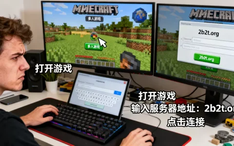 我的世界2b2t服务器怎么进视频教程，为什么进不去