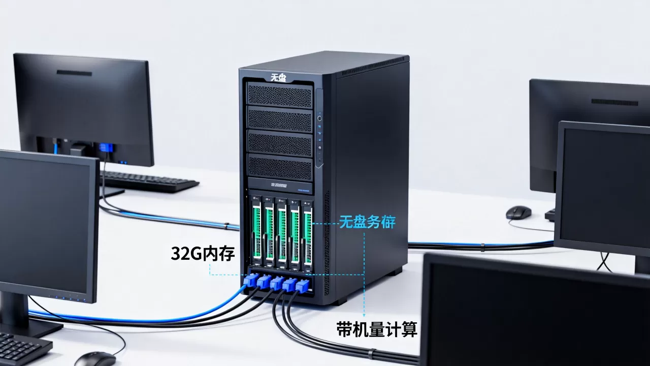 32G无盘服务器能带多少台机器?,带机量怎么算? 32G无盘服务器能带多少台机器?,带机量怎么算?