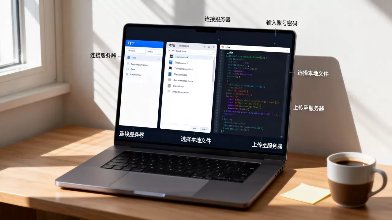 如何用FTP登录Linux服务器,本地主机上传文件教程? 如何用FTP登录Linux服务器,本地主机上传文件教程?