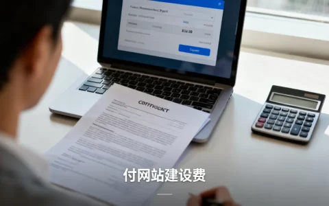 付网站建设费