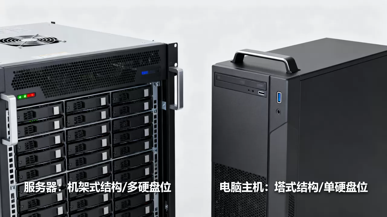 服务器和电脑的主机的区别吗 服务器和电脑的主机的区别吗