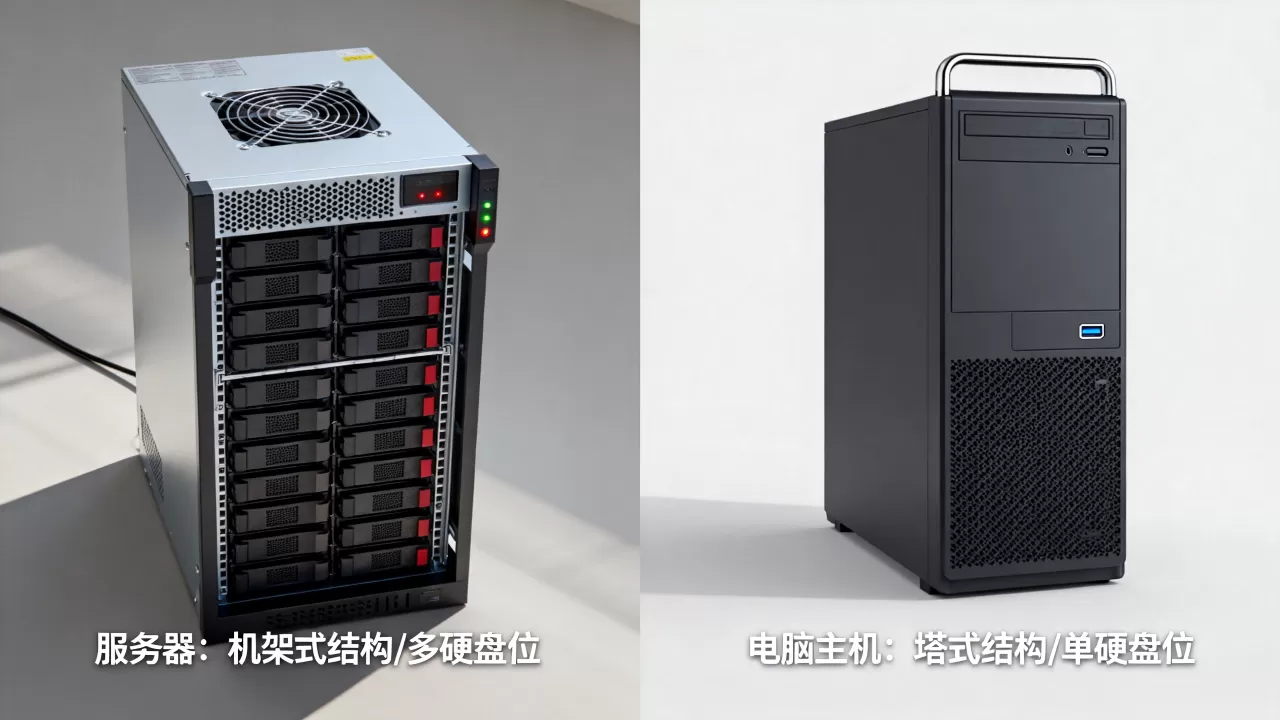 服务器和电脑的主机的区别吗 服务器和电脑的主机的区别吗