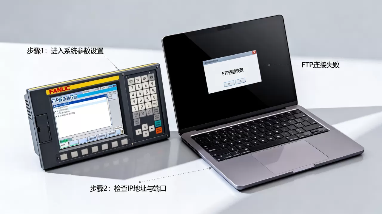 fanuc系统怎么设置FTP服务器,FTP连接失败怎么办? fanuc系统怎么设置FTP服务器,FTP连接失败怎么办?